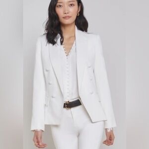 LAGENCE White Kenzie Women's Blazer sz 8